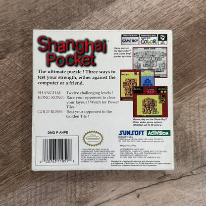 Shanghai Pocket (Nintendo GameBoy Color, GBC)