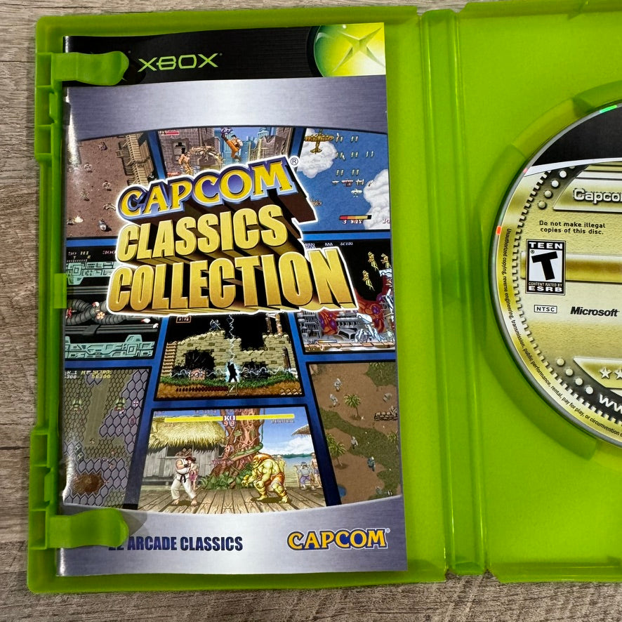 Capcom Classics Collection (Microsoft Xbox, 2005) CIB Complete W/ Manual & VGC!