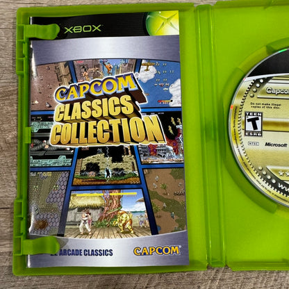 Capcom Classics Collection (Microsoft Xbox, 2005) CIB Complete W/ Manual & VGC!