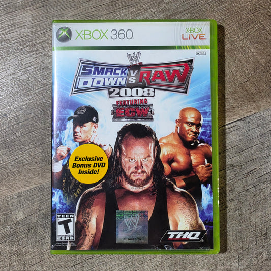 Smackdown Vs. Raw 2008: Featuring ECW (Microsoft Xbox 360)