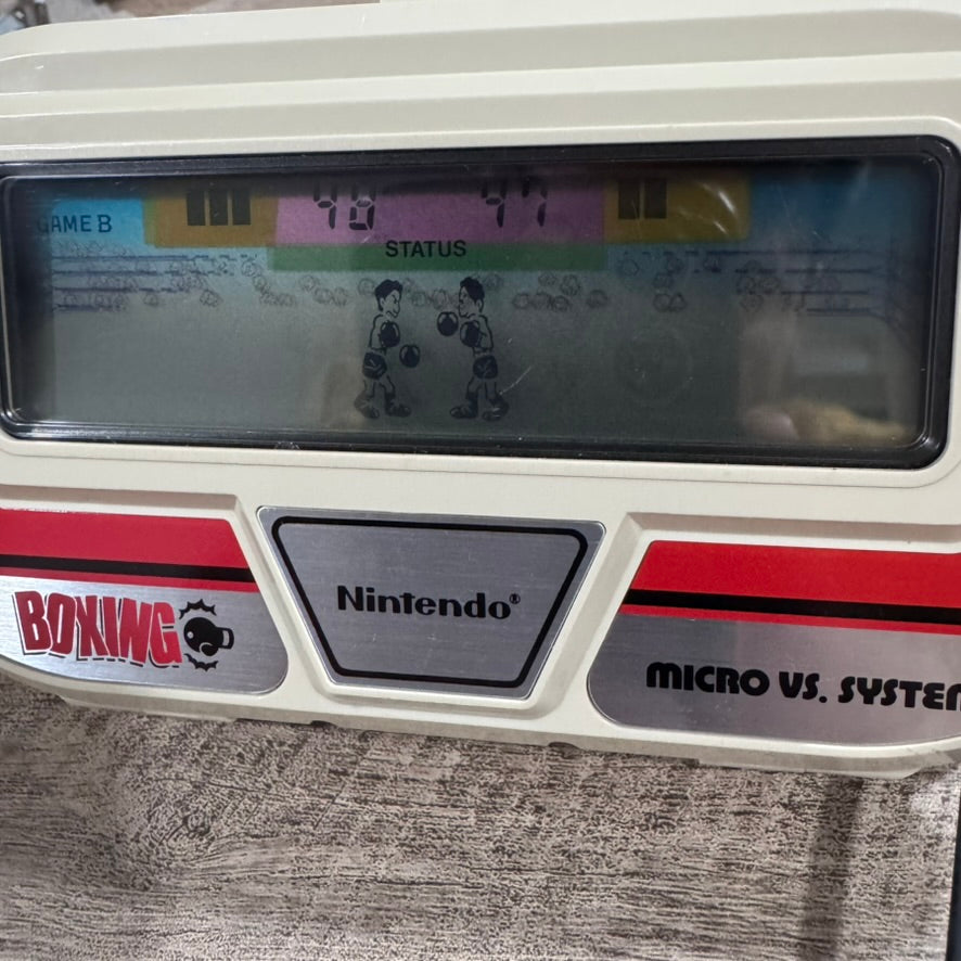 Boxing Nintendo Game & Watch Micro Vs System BX-301 Handheld CLEAN & Working!
