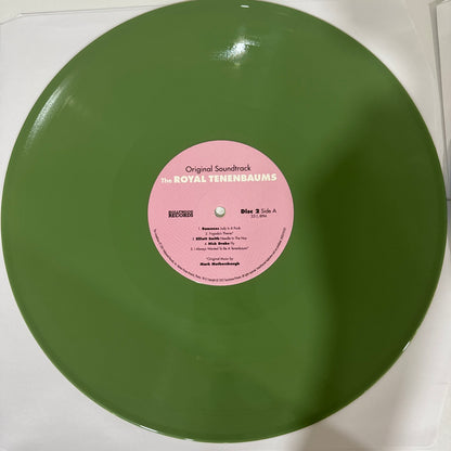 The Royal Tenenbaums Original Soundtrack Sky Blue & Olive Green Vinyl Record RSD