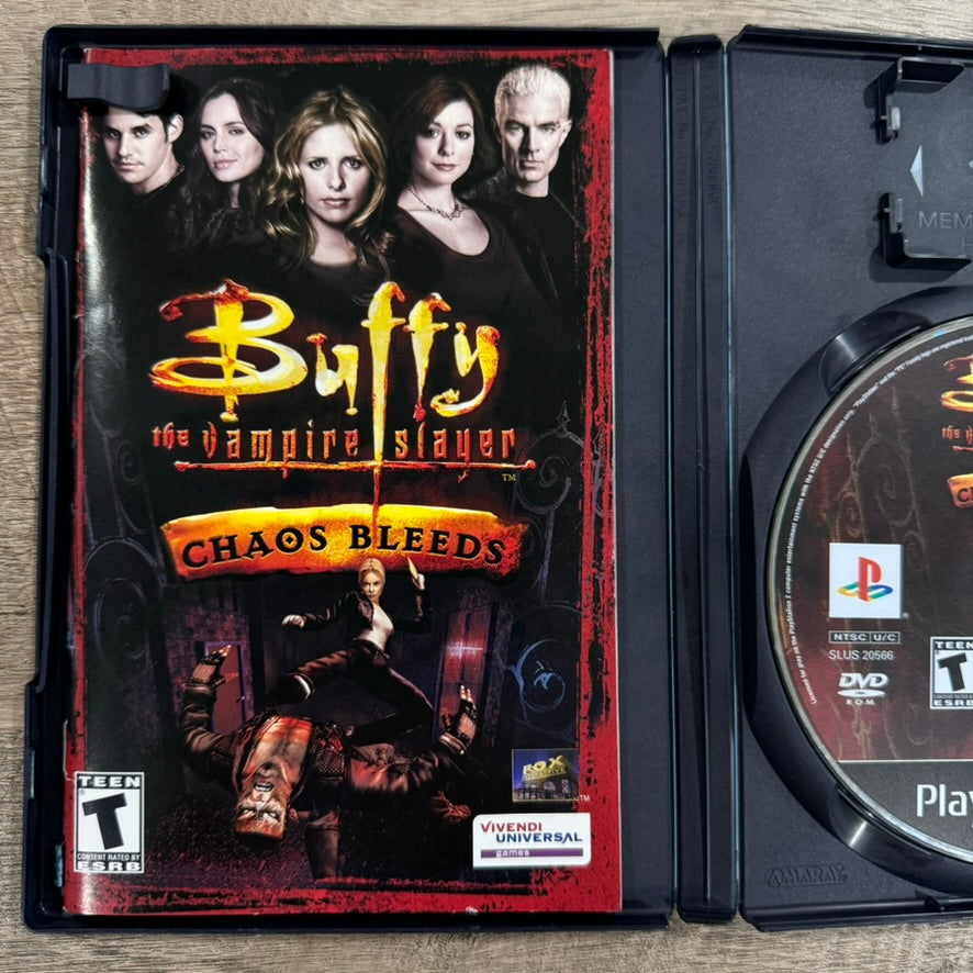 Buffy the Vampire Slayer: Chaos Bleeds (Sony PlayStation 2, PS2 2003) CIB & VGC!