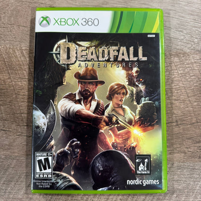 Deadfall Adventures (Microsoft Xbox 360, 2013) CIB W/ MINT Disc & Clean Manual!