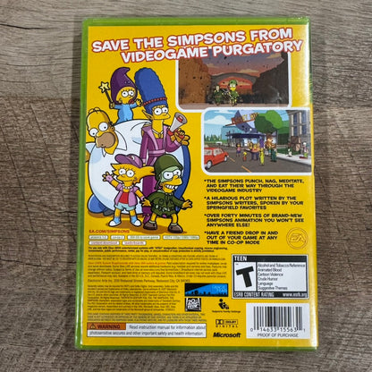 The Simpsons Game (Microsoft Xbox 360, 2007) Brand New & Factory Sealed!