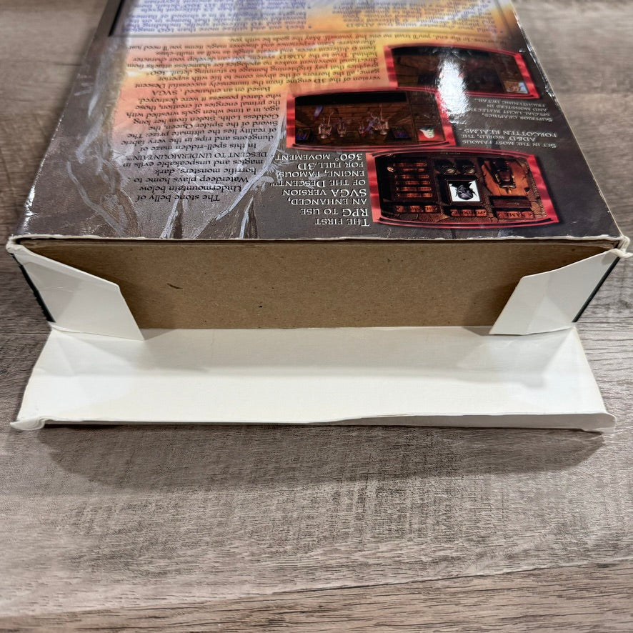 Descent to Undermountain D&D Big Box PC Forgotten Realms CIB W/ Manual Inserts
