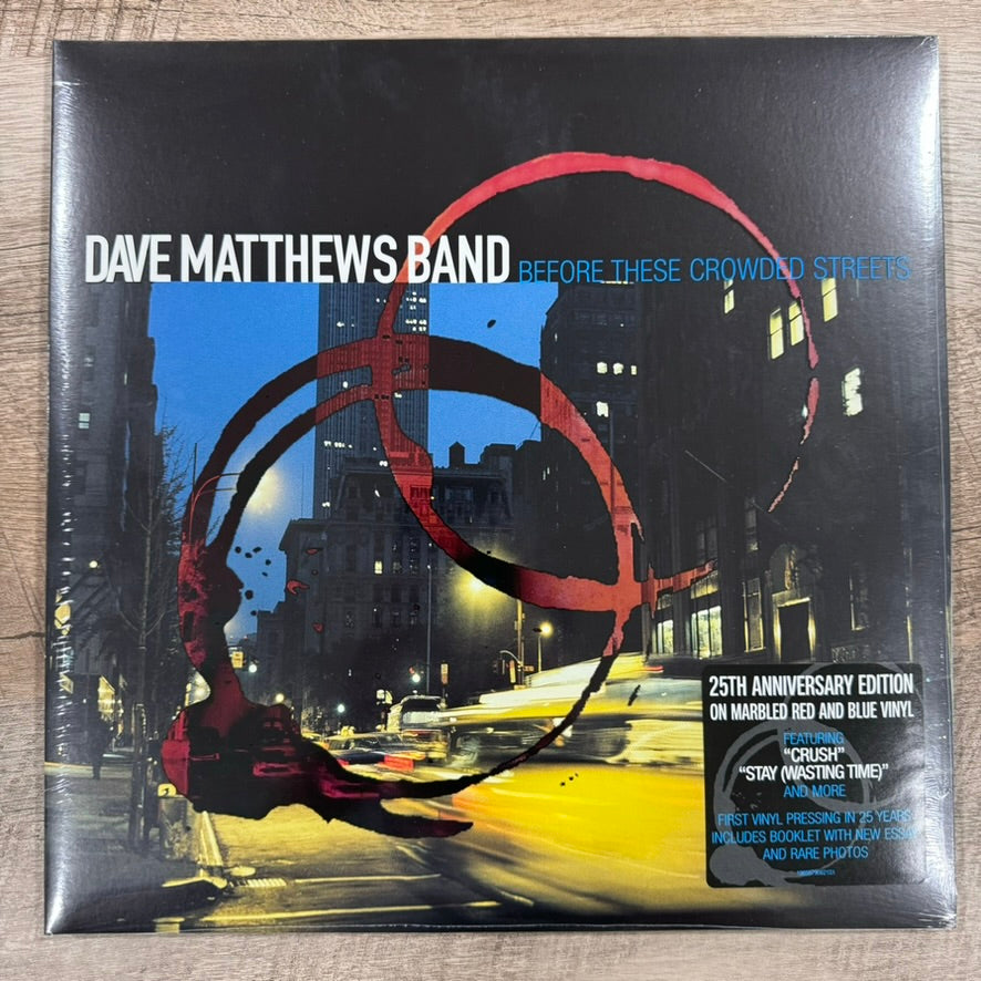 Dave Matthews Band DMB Before These Crowded Streets 25th Red🌀Blue Swirl Vinyl