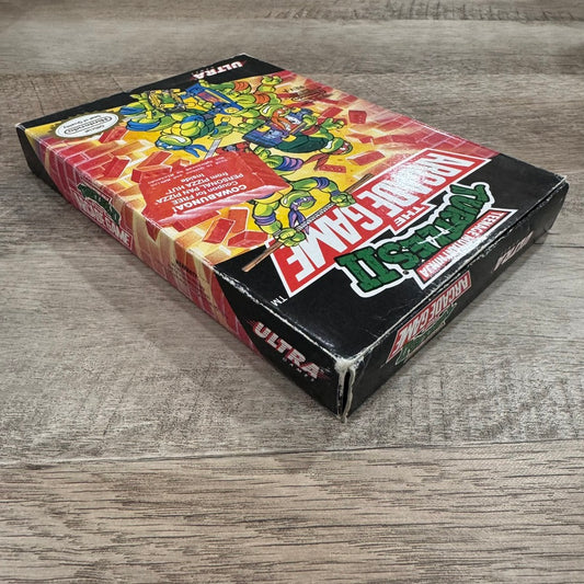 Teenage Mutant Ninja Turtles II The Arcade Game (Nintendo NES, 1990) CIB & CLEAN