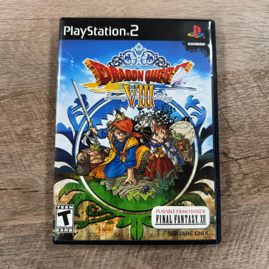 Dragon Quest VIII Cursed King (Sony PlayStation 2, 2006) CIB & Very Clean!