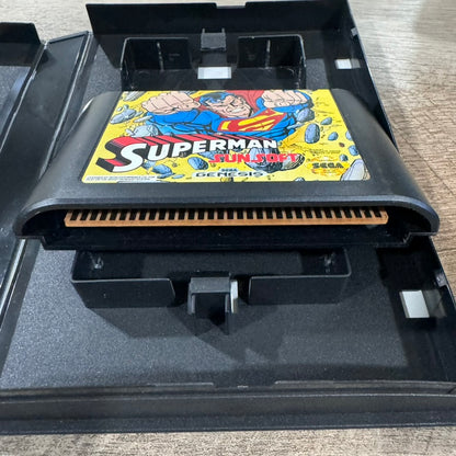 Superman (Sega Genesis, 1992) Sun Soft Complete W/ NM Manual, Cart & Art!