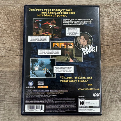 XIII Thirteen (Sony PlayStation 2, PS2 2003) CIB W/ Registration Card & CLEAN!