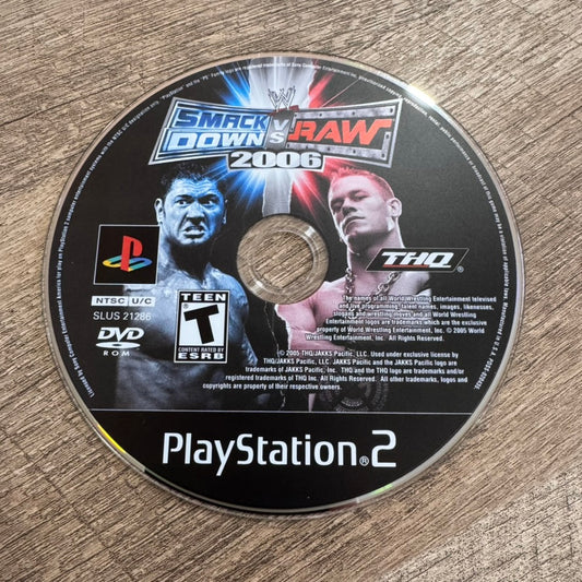 Smackdown Vs. Raw 2006 (Sony Playstation 2, PS2)