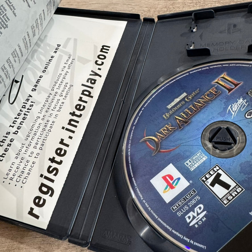 Baldur's Gate Dark Alliance II (PlayStation 2, PS2 2004) CIB🔥Extremely Clean!🔥