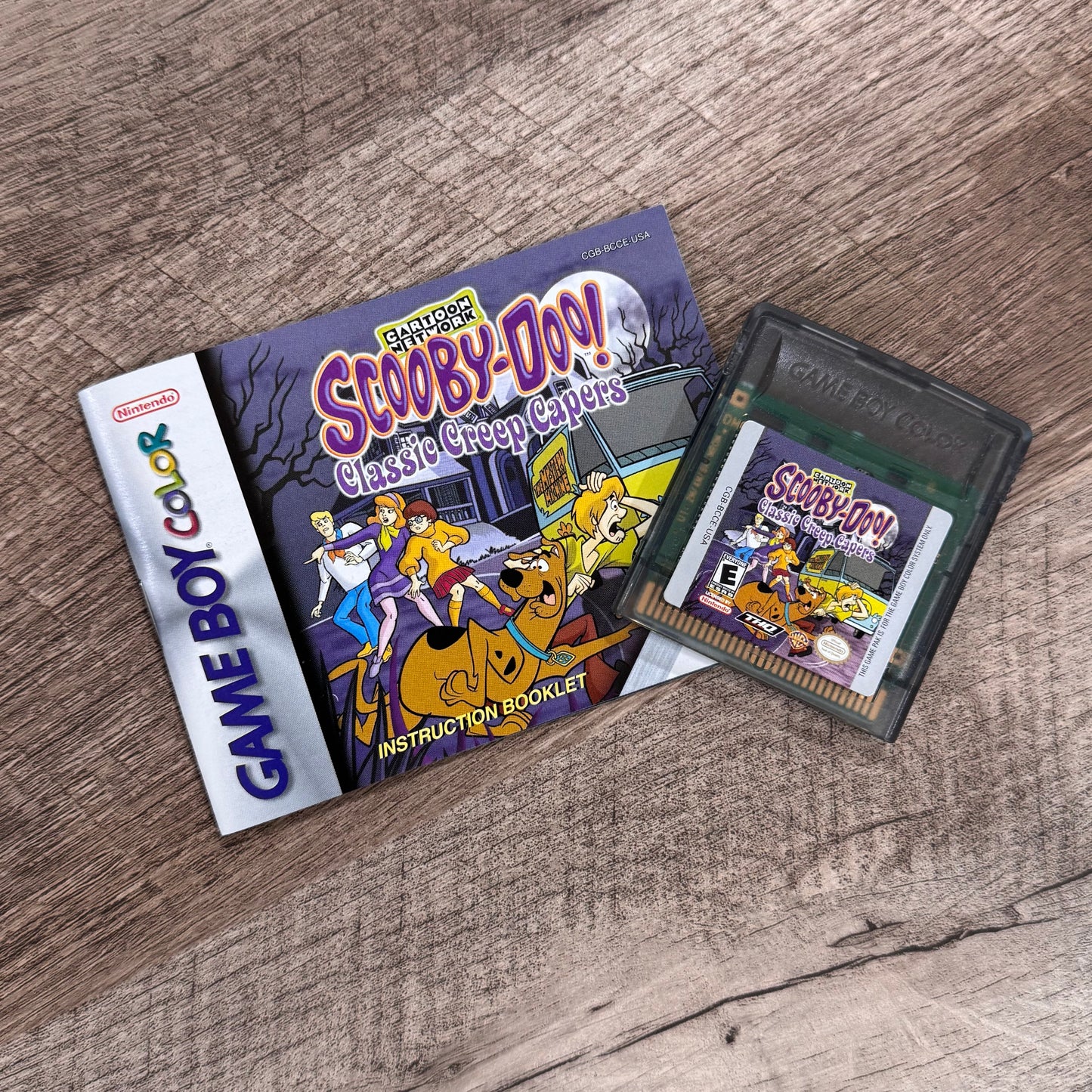 Scooby-Doo! Classic Creep Capers (Nintendo GameBoy Color, GBC)