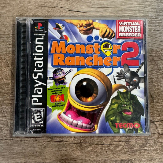 Monster Rancher 2 (Sony PlayStation 1, 1999 PS1)