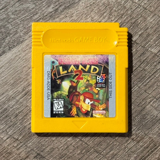 Donkey Kong Land 2 (Nintendo GameBoy Color, GBC)