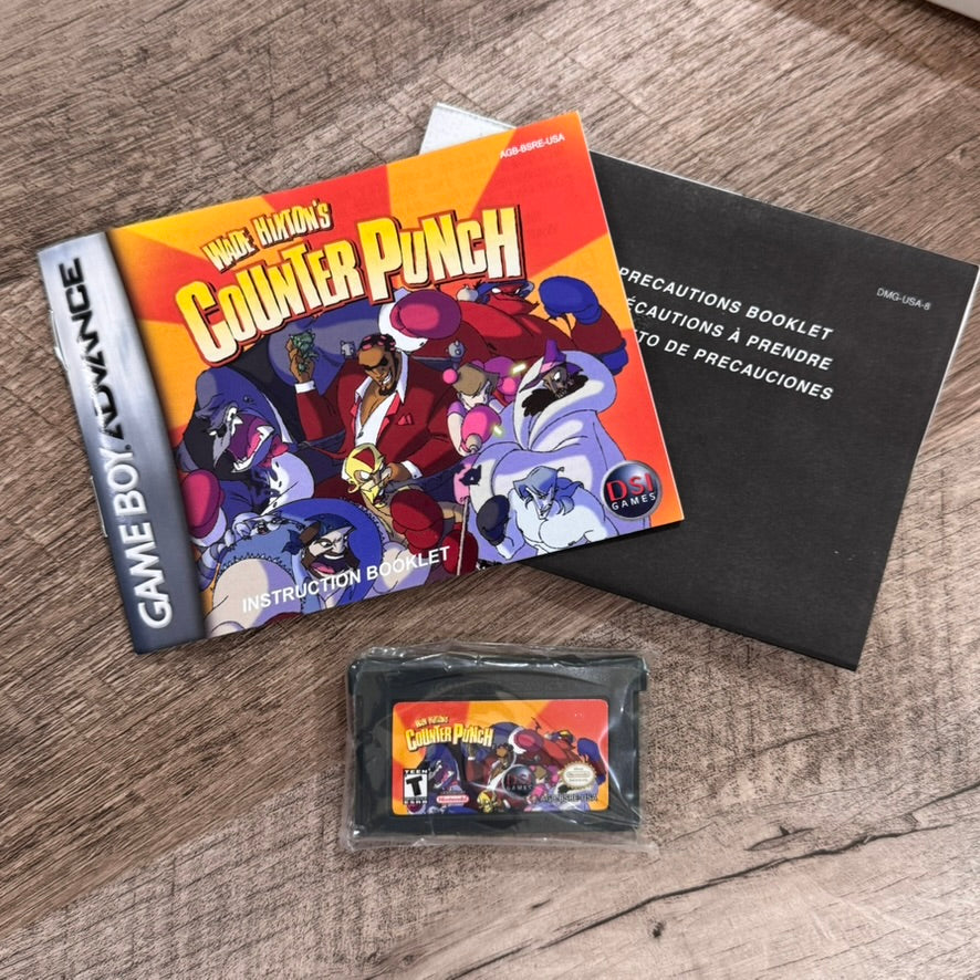 Wade Hixton's Counter Punch (Nintendo GameBoy Advance, GBA)
