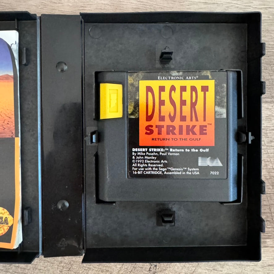 Desert Strike: Return to the Gulf (Sega Genesis, 1992) Complete & Very Clean!