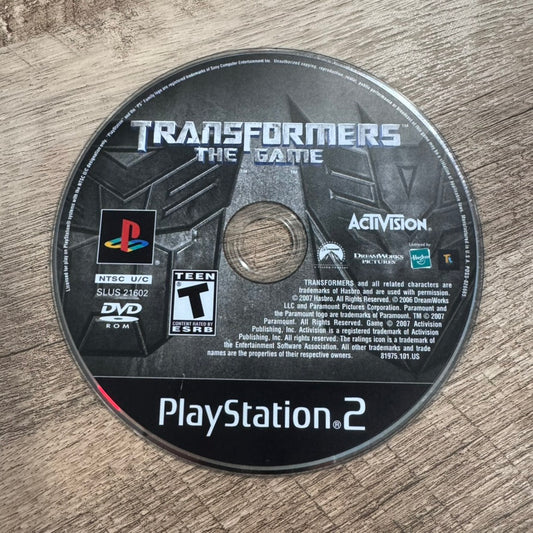 Transformers The Game (Sony Playstation 2, PS2)