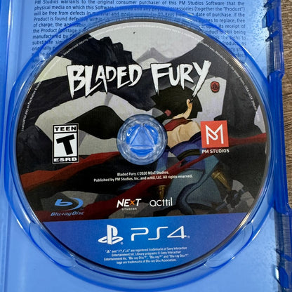 Bladed Fury (Sony PlayStation 4, PS4 2021) CIB W/ MINT Disc! Very Clean!