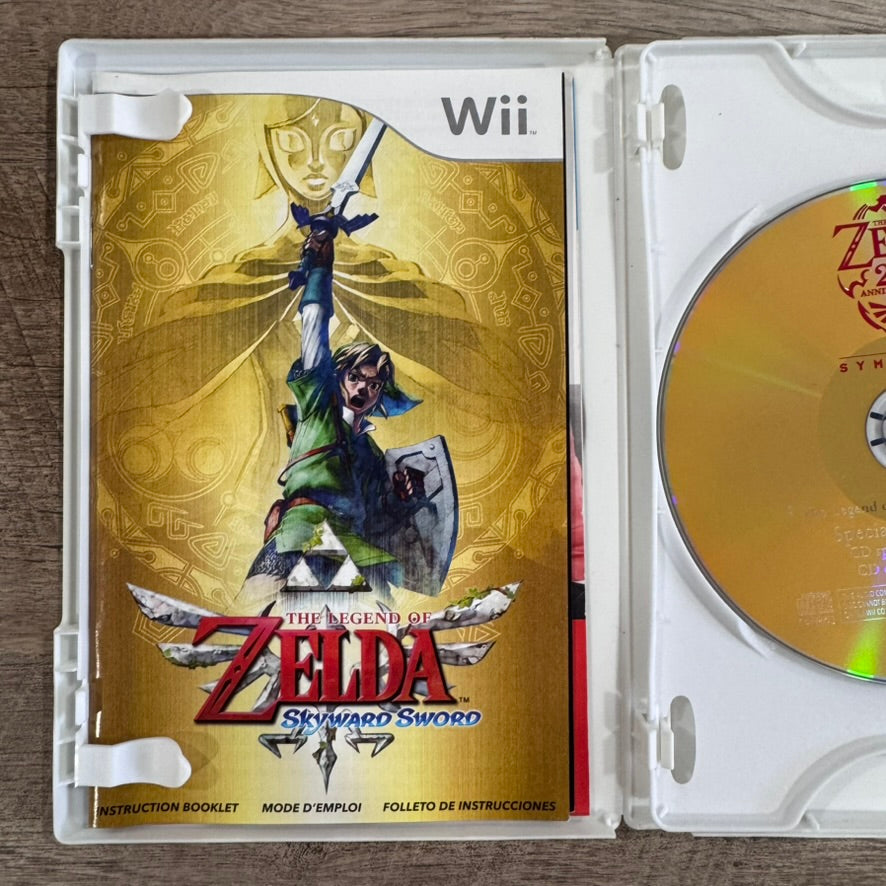 The Legend of Zelda Skyward Sword Nintendo Wii + Soundtrack - Complete CIB