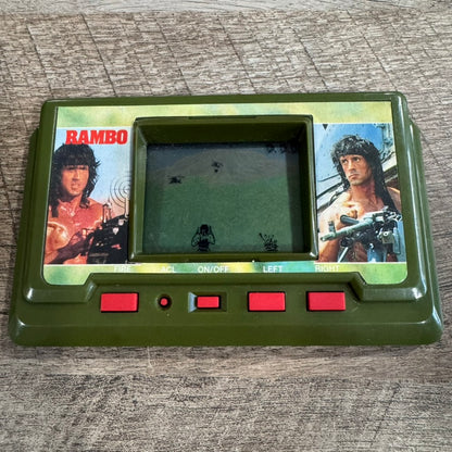 Rambo Handheld Electronic Video Game (Akklaim, 1988) Clean, Tested & Working!