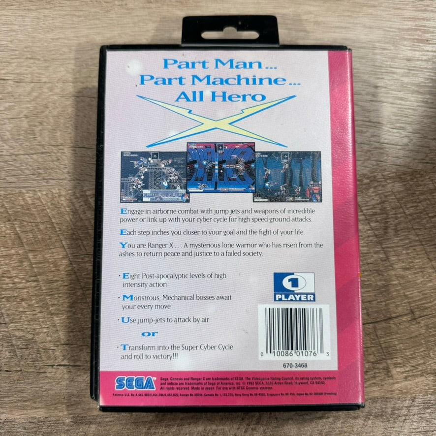 Ranger X (Sega Genesis, 1993) (CIB)