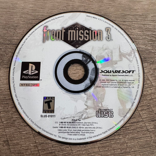 Front Mission 3 (Sony Playstation, PS1)