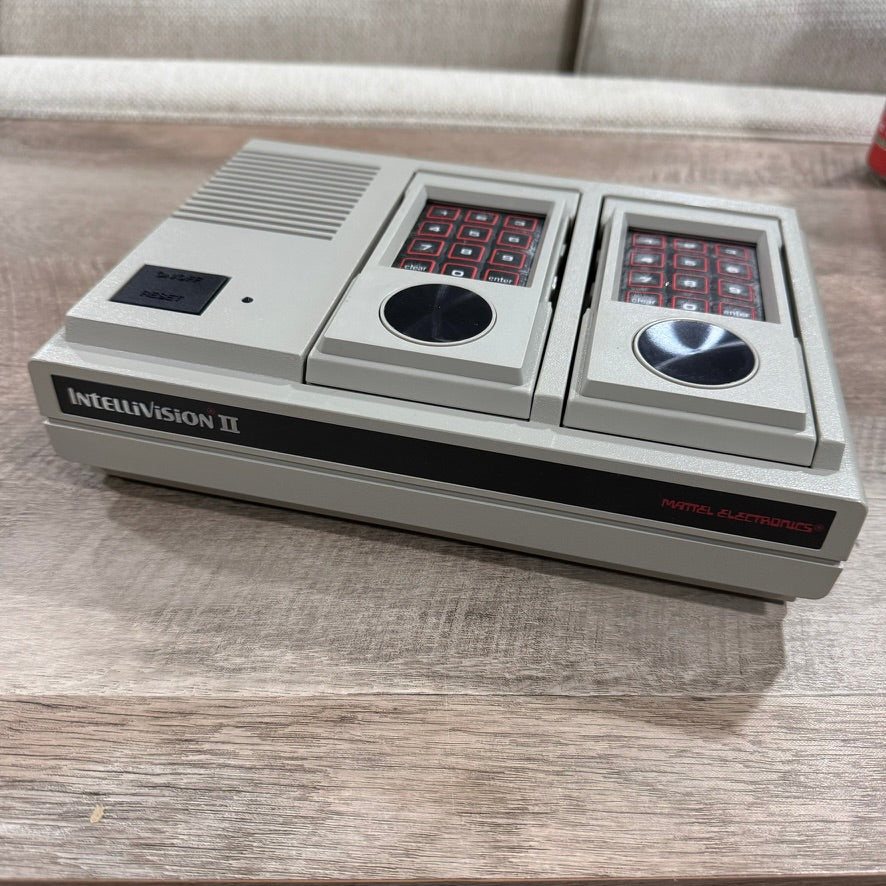 Mattel Intellivision II Console IN BOX W/ BURGERTIME STICKER & More! Very Clean!