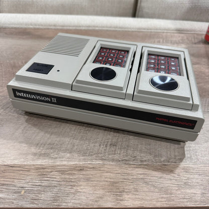 Mattel Intellivision II Console IN BOX W/ BURGERTIME STICKER & More! Very Clean!