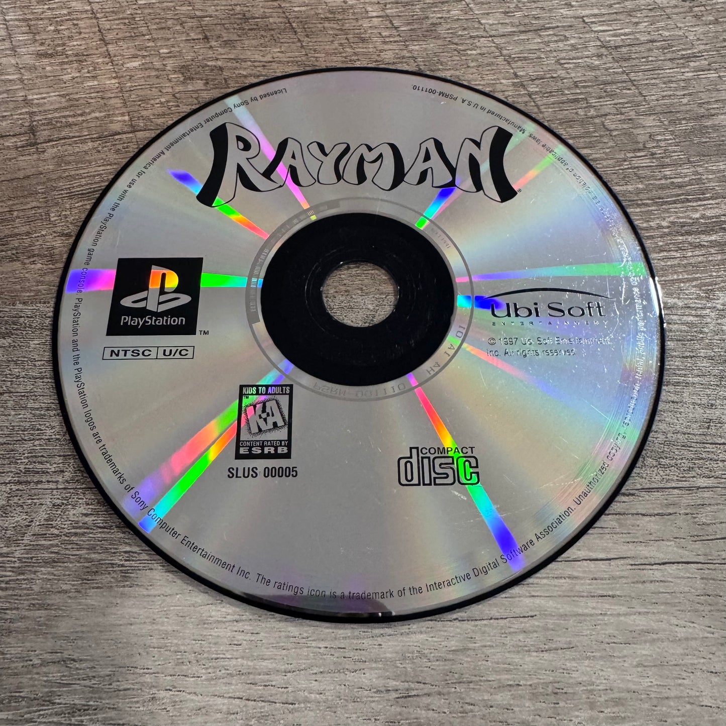 Rayman (Sony Playstation, PS1)