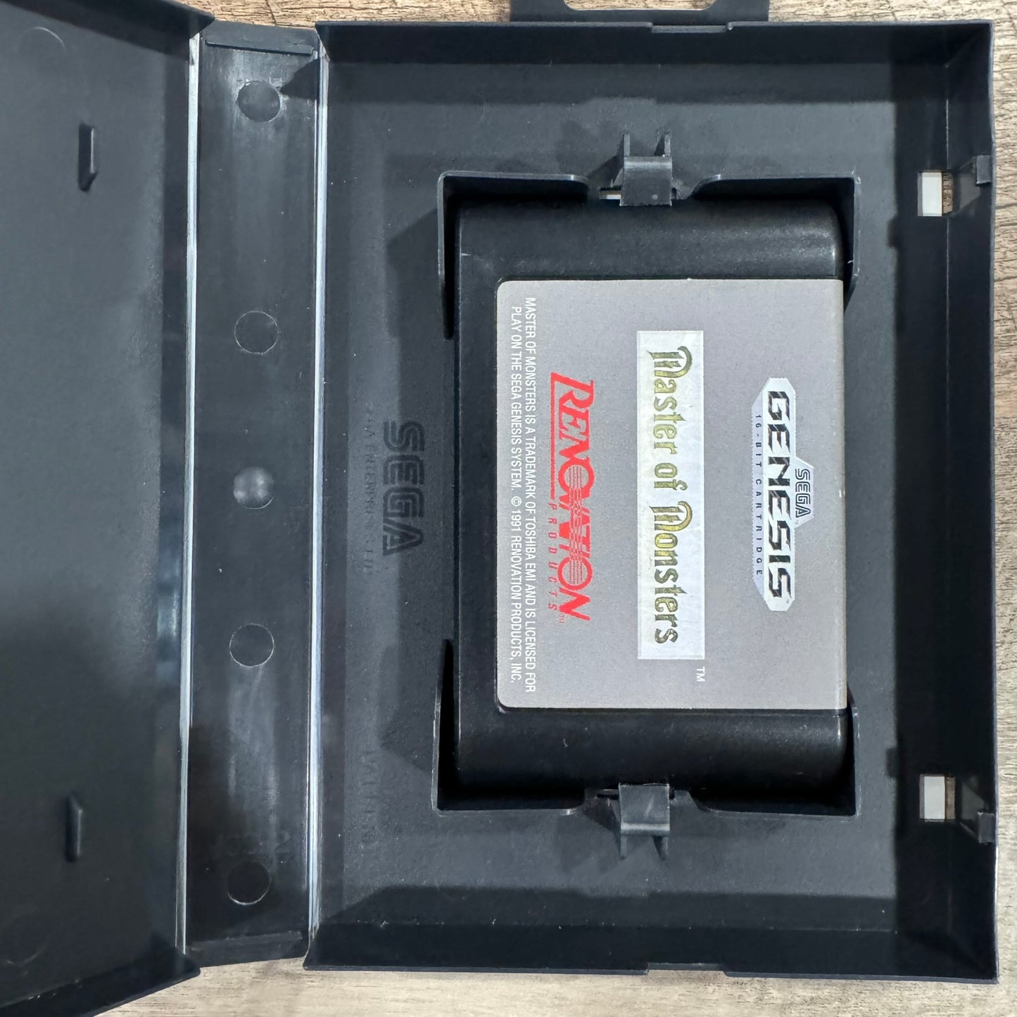 Master of Monsters (Sega Genesis, 1991) W/ NEAR MINT Case, Cart & Art! Beauty!