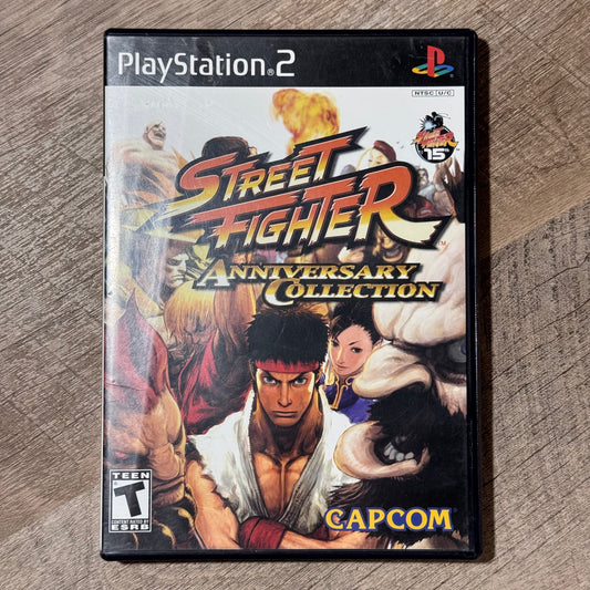 Street Fighter: Anniversary Collection (Sony Playstation 2, PS2)