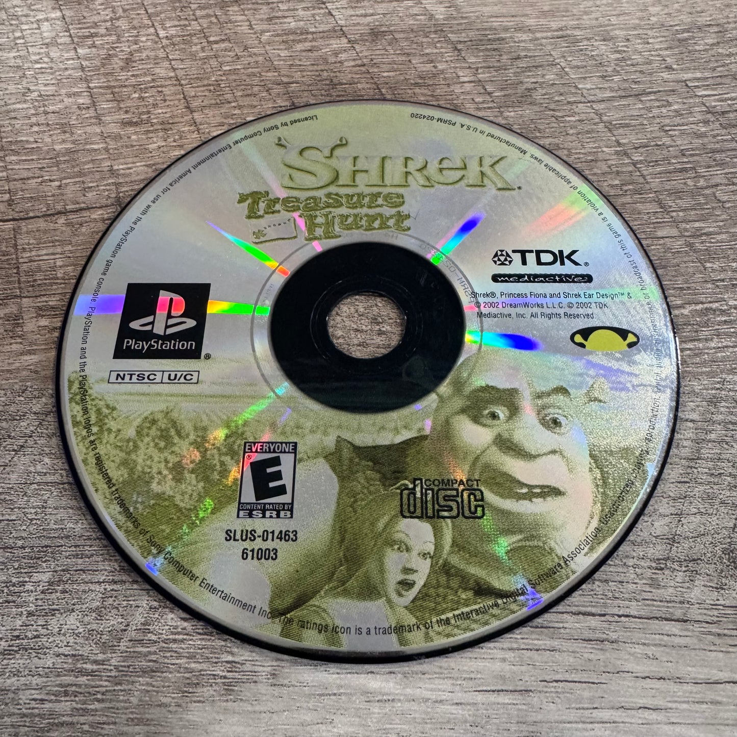 Shrek Treasure Hunt (Sony Playstation, PS1)