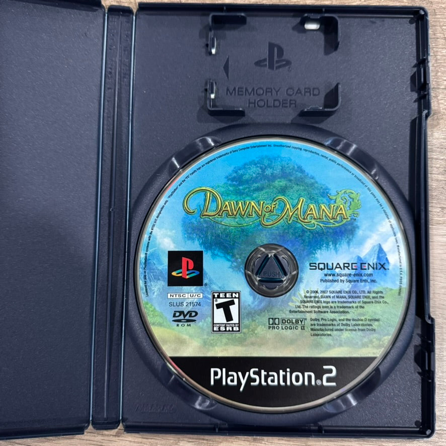 Dawn of Mana (PlayStation 2, PS2 2007) W/ Near MINT DISC, Clean Art & No Manual!