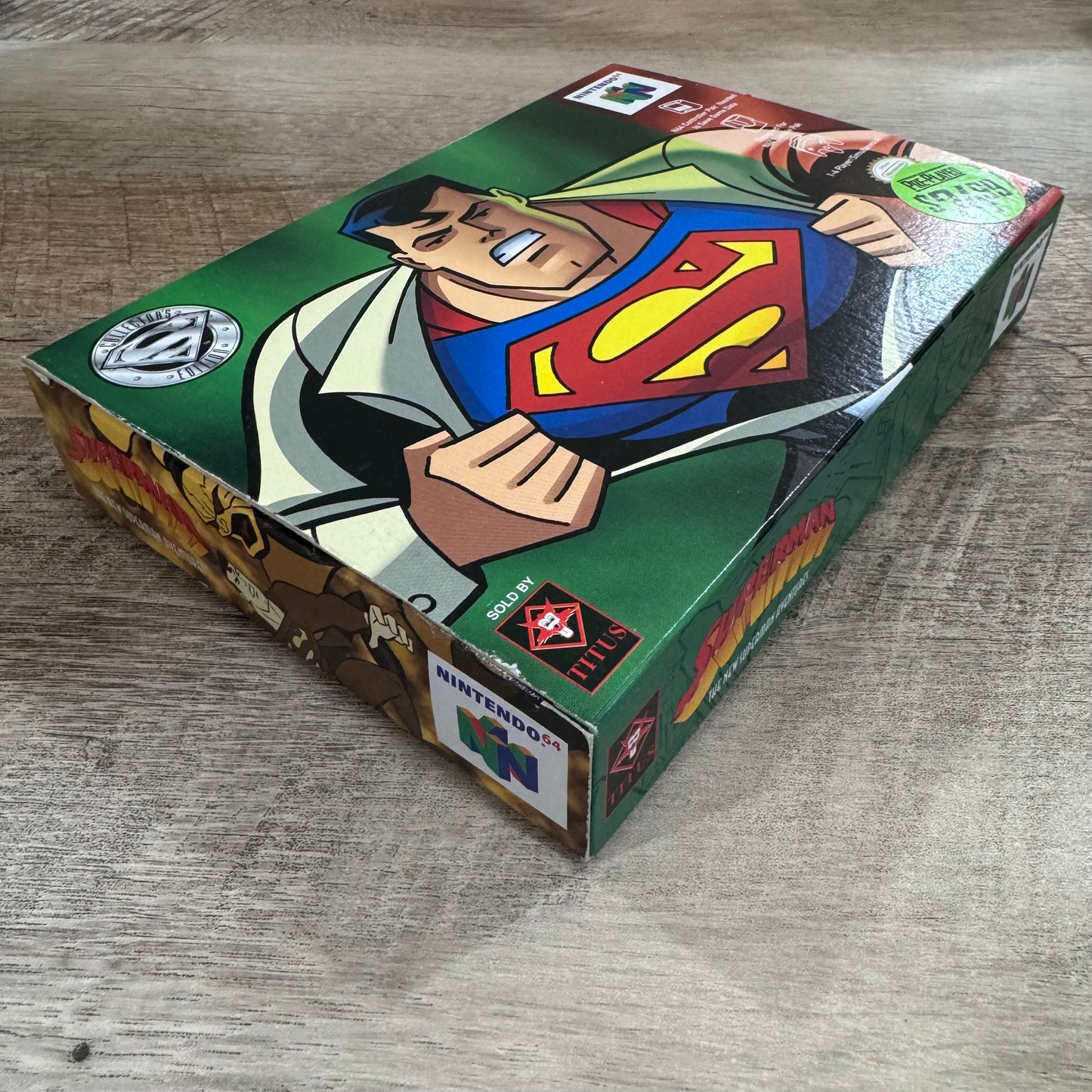 Superman 64 Collector's Edition (Nintendo 64, N64 1999) CLEAN W/ Comic+++