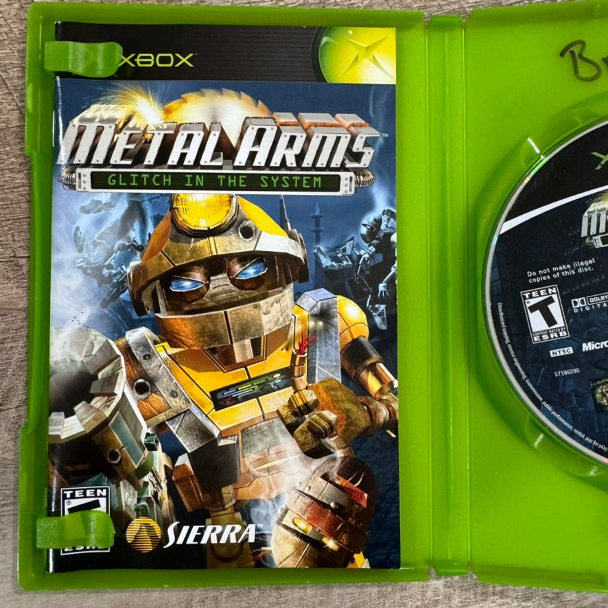 Metal Arms: Glitch in the System (Microsoft Xbox) CIB & VERY CLEAN 📸
