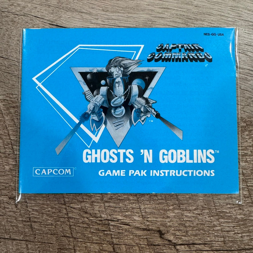 Ghosts And Goblins NES Cib Great Condition See Photos