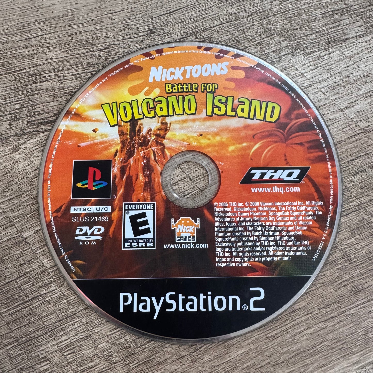 Nicktoons Battle For Adventure Island (Sony Playstation 2, PS2)