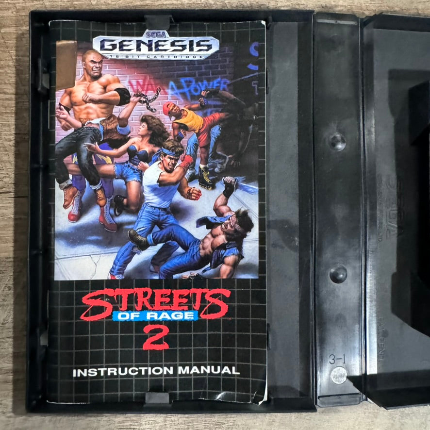 Streets of Rage 2 (Sega Genesis, 1992) Not For Resale COMPLETE CIB & Clean!