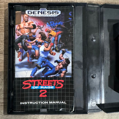 Streets of Rage 2 (Sega Genesis, 1992) Not For Resale COMPLETE CIB & Clean!