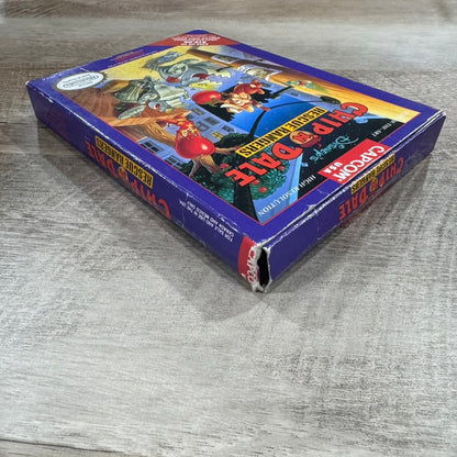 Chip 'n Dale Rescue Rangers (Nintendo, NES 1990) BEAUTIFUL CIB W/ Minty Cart!
