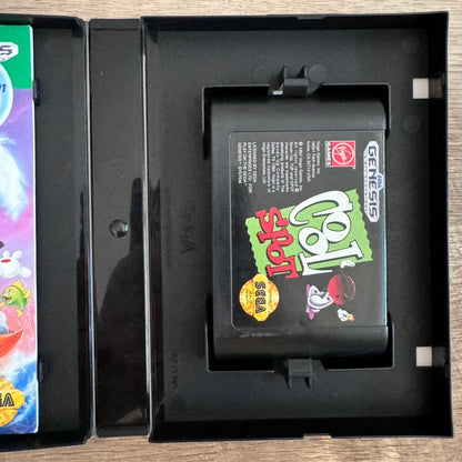 Cool Spot (Sega Genesis, 1993) Complete W/Case, Game & Manual Very Clean!