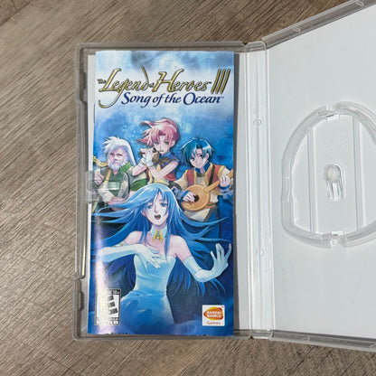 Legend of Heroes III: Song of the Ocean (Sony Playstation Portable, PSP)