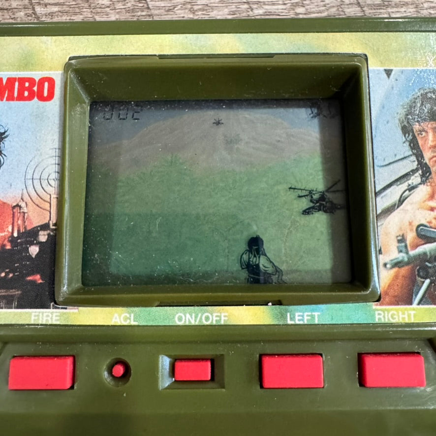 Rambo Handheld Electronic Video Game (Akklaim, 1988) Clean, Tested & Working!