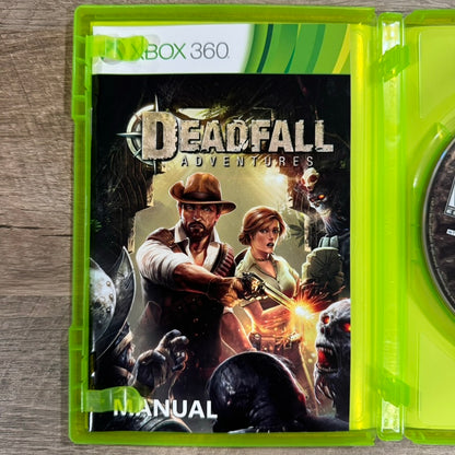 Deadfall Adventures (Microsoft Xbox 360, 2013) CIB W/ MINT Disc & Clean Manual!
