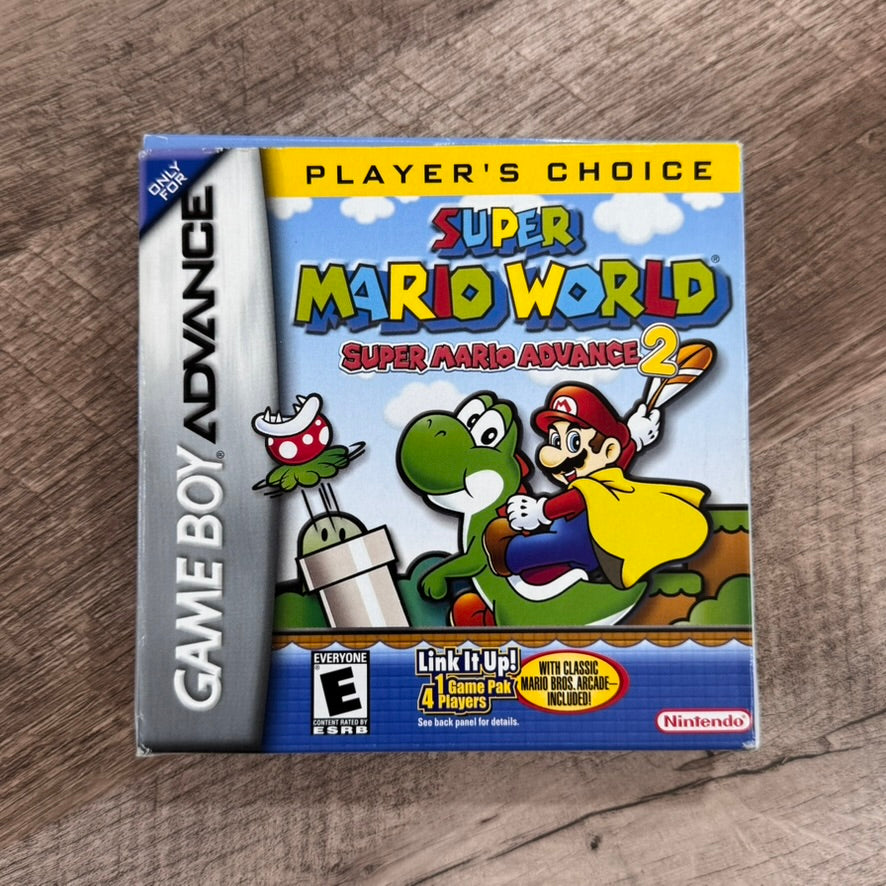 Super Mario World: Super Mario Advance 2 (Nintendo GameBoy Advance, GBA)