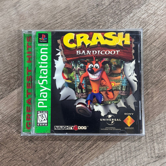 Crash Bandicoot (Sony PlayStation 1, PS1 1996)