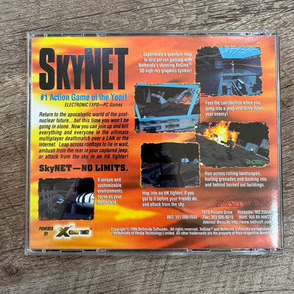 Vintage SkyNet PC CDROM Computer Game Bethesda Softworks DOS 1996 Terminator