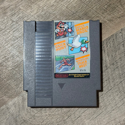 Super Mario Bros. / Duck Hunt / World Class Track Meet (Nintendo Entertainment System, NES)